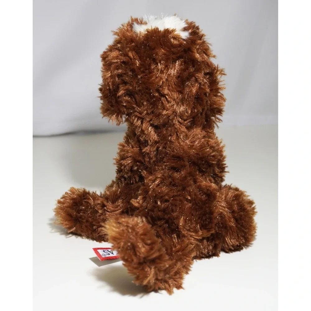 Douglas Cuddle Toys Bosco Chocolate Labradoodle Dog Stuffed Animal Plush 8